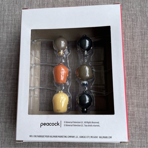 New Set of 6 Mini The Office Hallmark Ornaments - Picture 2 of 4